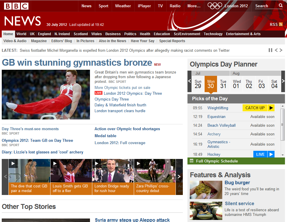 BBC News 2012